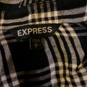 Express black & white shirt